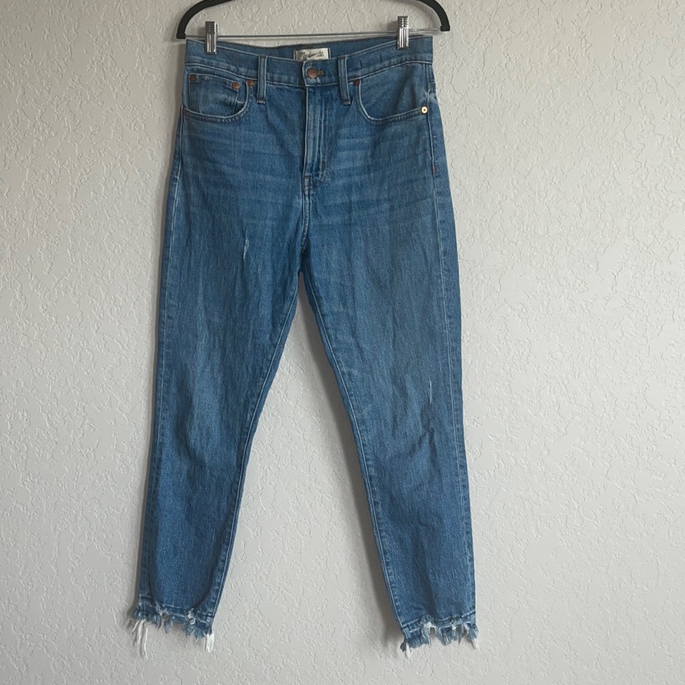 MADEWELL High Rise Slim Boyjean Size 26